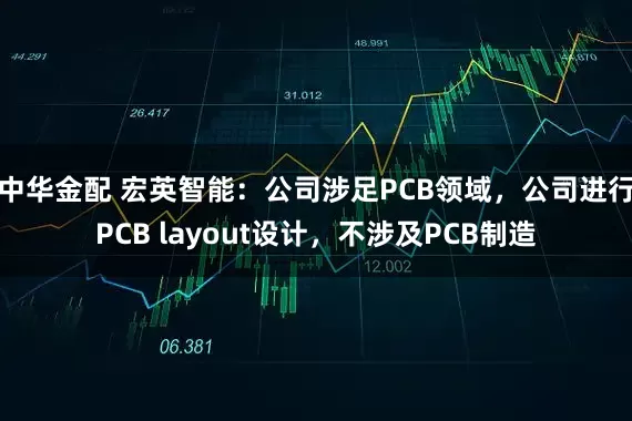 中华金配 宏英智能：公司涉足PCB领域，公司进行PCB layout设计，不涉及PCB制造