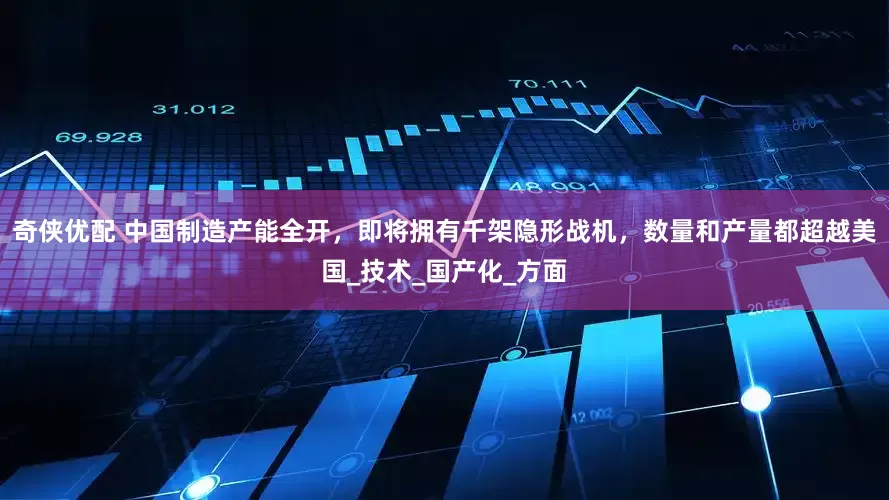 奇侠优配 中国制造产能全开，即将拥有千架隐形战机，数量和产量都超越美国_技术_国产化_方面