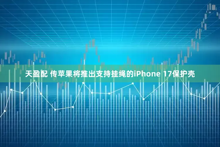 天盈配 传苹果将推出支持挂绳的iPhone 17保护壳