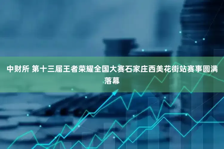 中财所 第十三届王者荣耀全国大赛石家庄西美花街站赛事圆满落幕